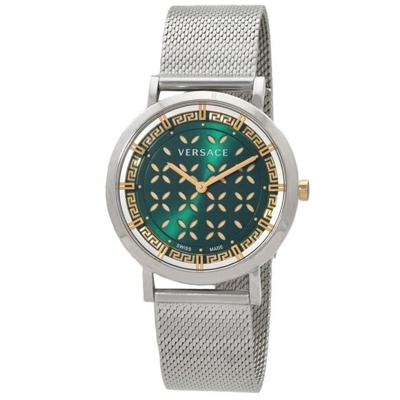 FX02891B NWT Versace Fashion Ladies Quartz Steel Authentic Watch - Picture 1 of 3